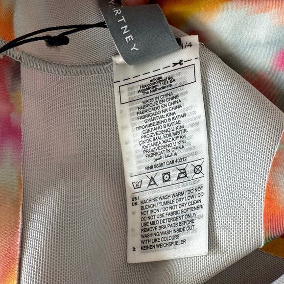 Adidas x Stella McCartney true purpose bra Women’s Large A-C cups floral IW3878 - Picture 14 of 15